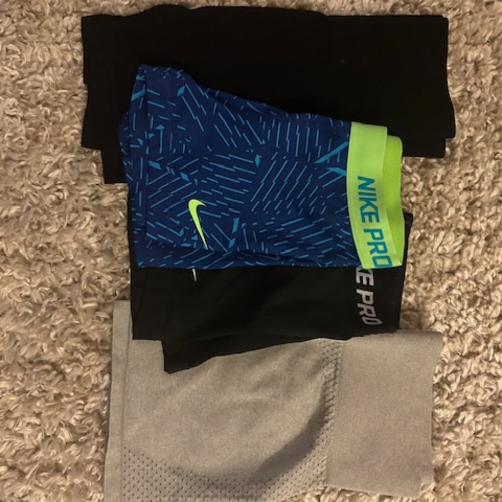 Nike Pro, Gymshark Vital compression biker shorts - 4 pair
